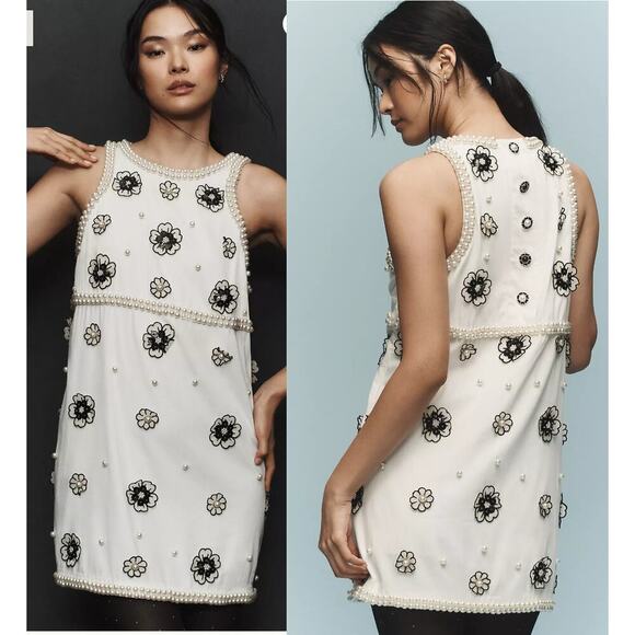 FLAW Maeve‎ 3D Embellished Shift Mini Dress size XL - Picture 1 of 12